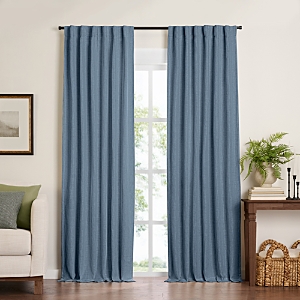 Elrene Home Fashions Harrow Solid Texture Blackout Window Curtain Panel, 52 x 95- 4797349