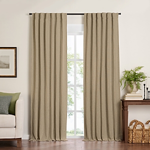 Elrene Home Fashions Harrow Solid Texture Blackout Window Curtain Panel, 52 x 95- 4797349
