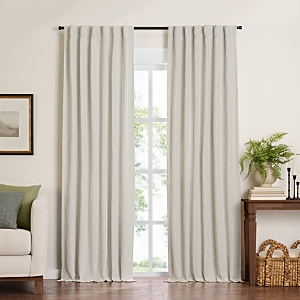 Elrene Home Fashions Harrow Solid Texture Blackout Window Curtain Panel, 52 x 95- 4797349