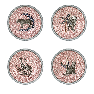 Bernardaud Braquenie Assorted Salad Plates, Set of 4- 4812853