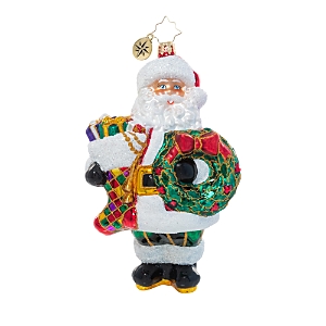 Christopher Radko Christmas Splendor Santa Ornament- 4718122
