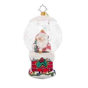 Christopher Radko Up On The House Top Santa Ornament- 4718138