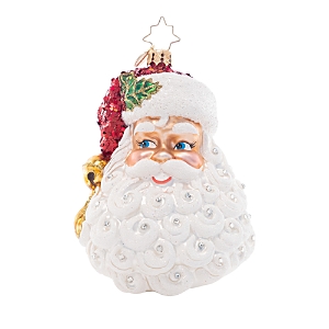 Christopher Radko Sparkling Santa Face Ornament- 4718140