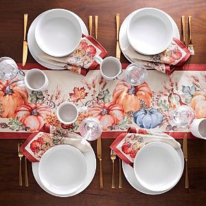 Elrene Home Fashions Botanical Harvest Pumpkin Engineered Table Runner, 13 x 70- 4828895