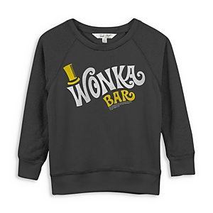 Junk Food Wonka x Junk Food Girls' Wonka Bar Sweatshirt - Little Kid, Big Kid- 4906482