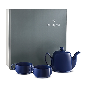 Degrenne Paris Salam Monochrome Teapot and Cups Set- 4880355