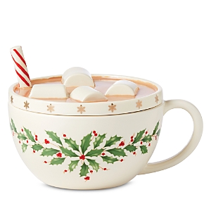 Lenox Holiday Cocoa Mug Covered Candy Dish- 4826954