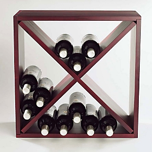 Wine Enthusiast 24 Bottle Cube- 1758623