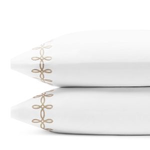 Matouk Gordian Knot Percale King Pillowcase, Pair