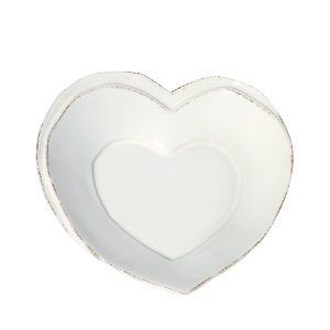 Vietri Lastra Heart Dish