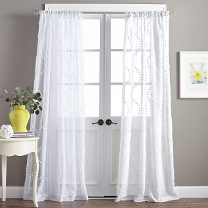 Peri Home Dixon Wave Rod Pocket Curtain Panel, 50 x 95