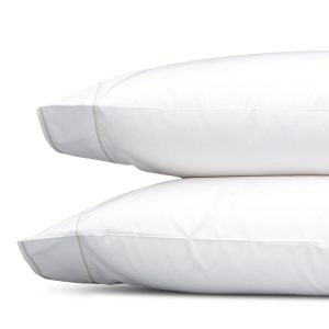 Matouk Ansonia Percale Standard Pillowcase, Pair