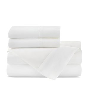Peacock Alley Mandalay Cuff Flat Sheet, Queen