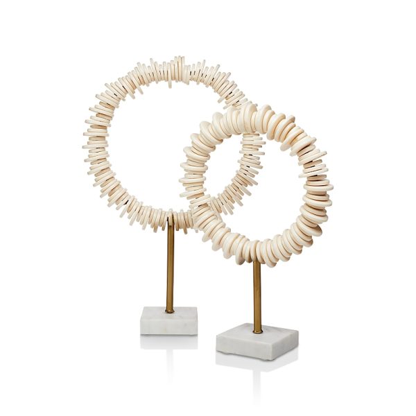 Jamie Young Arena Ring Sculptures, Set of 2