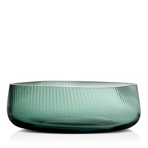 Nude Glass Opti Smoked Green Centerpiece