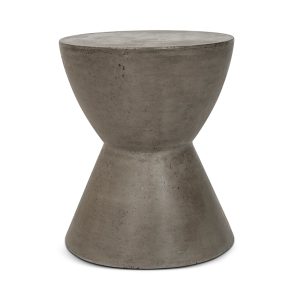 Safavieh Athena Indoor/Outdoor Modern Concrete Round Accent Table