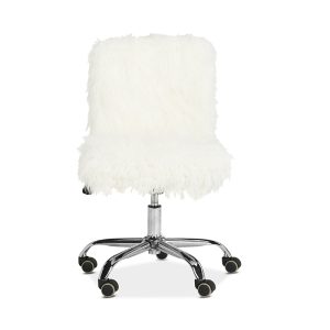 Safavieh Whitney Faux Sheepskin Swivel Office Chair