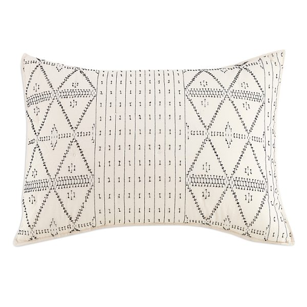 Lemieux Et Cie Geo Tick Cotton Sham, King