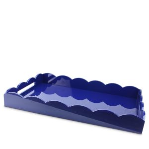 Addison Ross Scalloped Ottoman Tray, 17 x 13