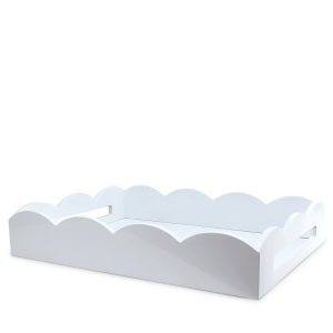 Addison Ross Scalloped Ottoman Tray, 17 x 13