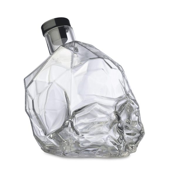 Nude Glass Memento Mori Whisky Bottle