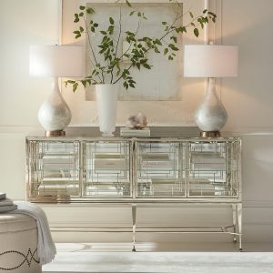 Caracole Worth Its Weight in Gold Display Cabinet