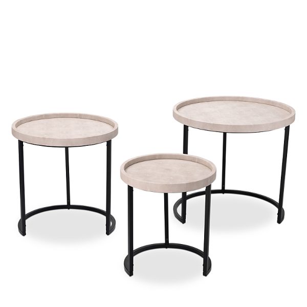 Bloomingdale's Maddox Side Tables, Set of 3