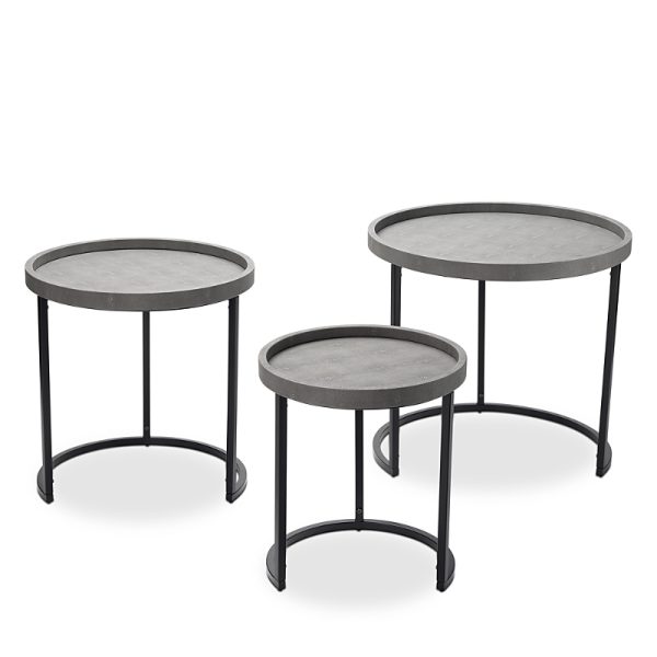 Bloomingdale's Maddox Side Tables, Set of 3