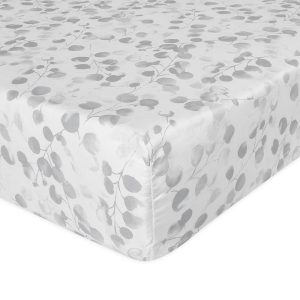 Anne de Solene Rosee Gris Cotton Fitted Sheet, King