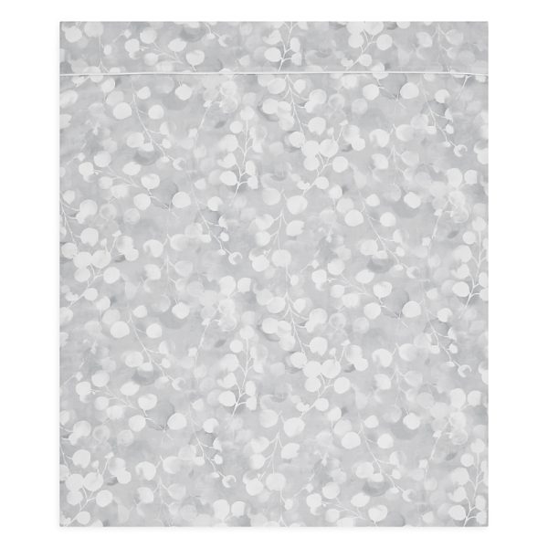 Anne de Solene Rosee Gris Cotton Flat Sheet, King