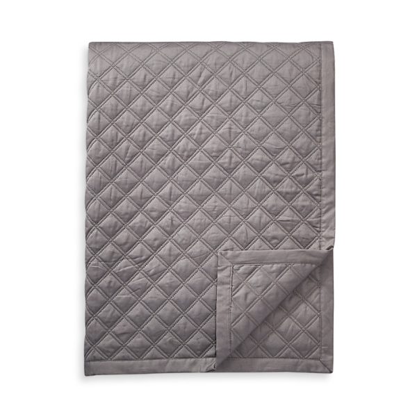 Hudson Park Double Diamond Coverlet, Queen - Exclusive