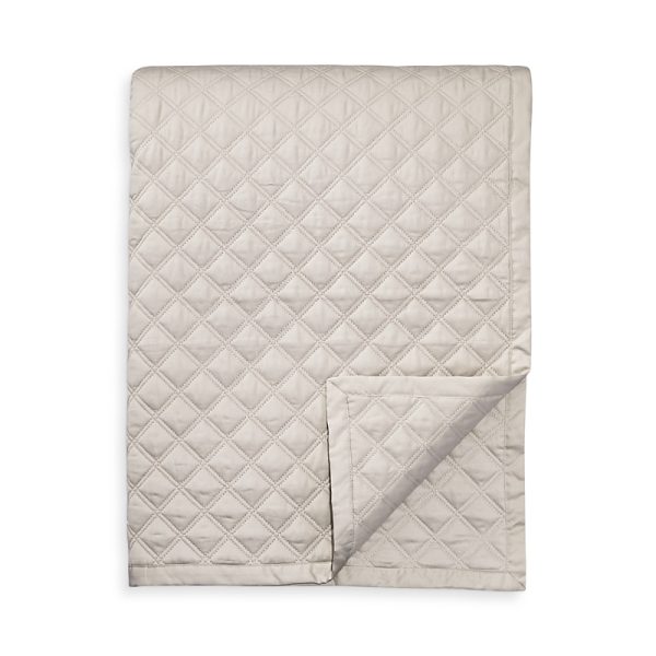 Hudson Park Double Diamond Coverlet, King - Exclusive