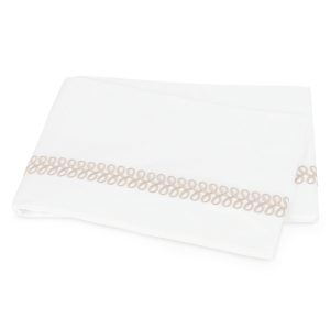 Matouk Astor Braid Flat Sheet, Full/Queen