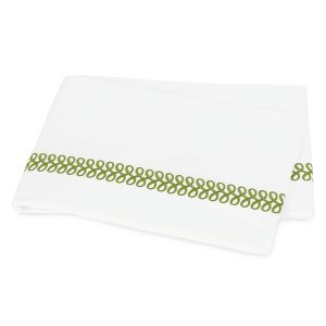 Matouk Astor Braid Flat Sheet, Full/Queen