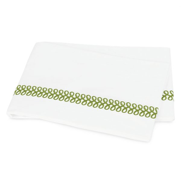 Matouk Astor Braid Flat Sheet, Full/Queen