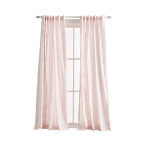 Peri Home Cut Geo 84 x 50 Back Tab Window Panel, Pair