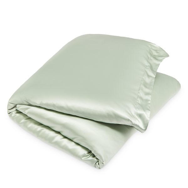 Gingerlily Silk Solid Duvet Cover, Queen