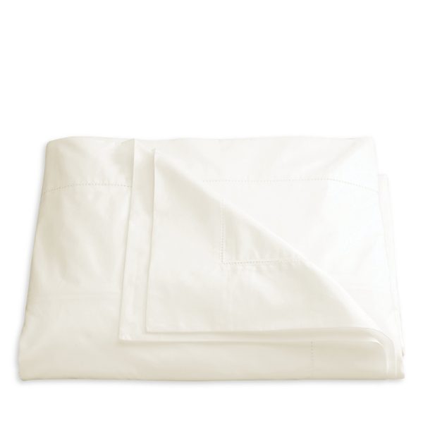 Matouk Positano Hemstitch Wrinkle-Free Duvet Cover, King