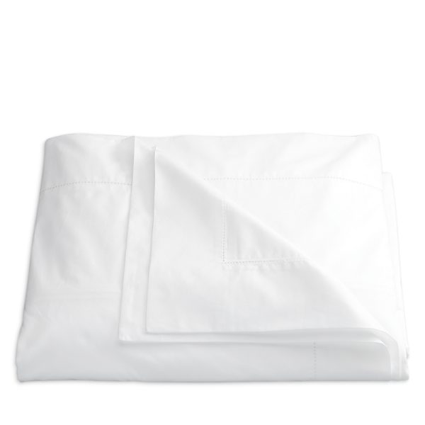 Matouk Positano Hemstitch Wrinkle Free Duvet Cover, Full/Queen