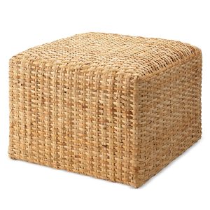 Jamie Young Rattan Ottoman