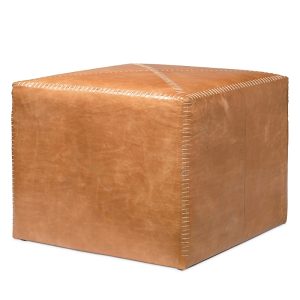 Jamie Young Leather Ottoman