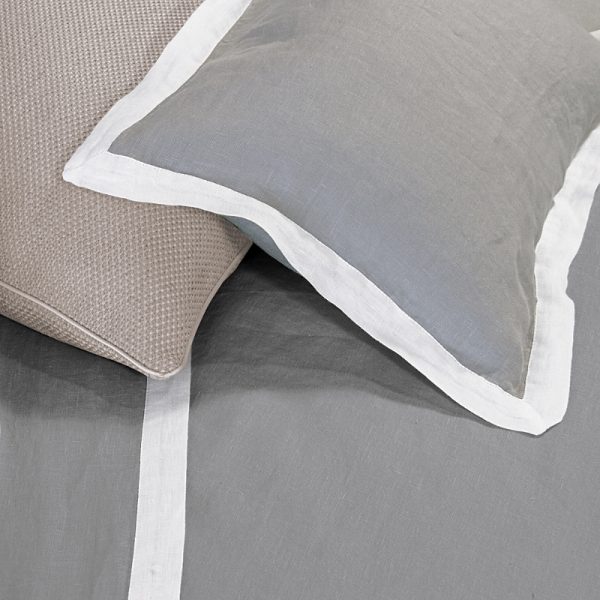 Amalia Home Collection Stonewashed Linen Boudoir Sham - Exclusive