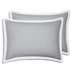 Amalia Home Collection Stonewashed Linen King Sham, Pair - Exclusive