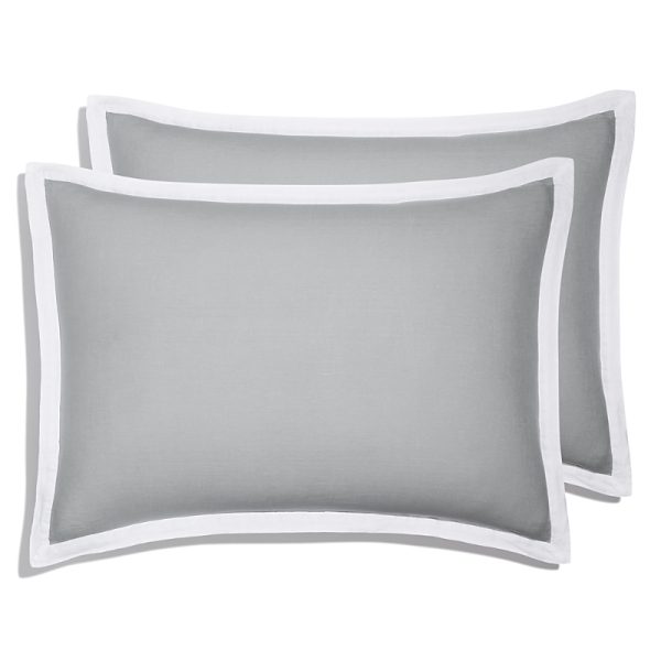 Amalia Home Collection Stonewashed Linen Standard Sham, Pair - Exclusive