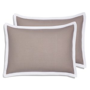 Amalia Home Collection Stonewashed Linen King Sham, Pair - Exclusive
