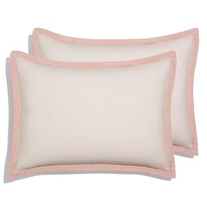 Amalia Home Collection Stonewashed Linen King Sham, Pair - Exclusive