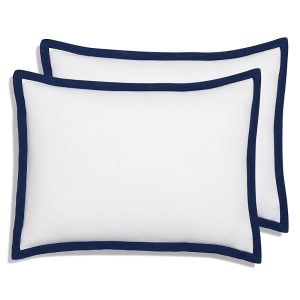 Amalia Home Collection Stonewashed Linen King Sham, Pair - Exclusive