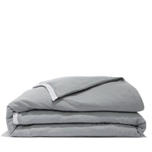 Amalia Home Collection Stonewashed Linen King Duvet Cover - Exclusive