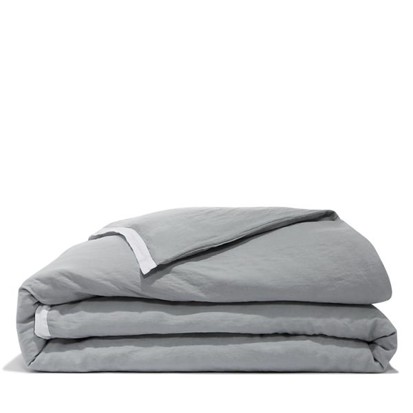 Amalia Home Collection Stonewashed Linen King Duvet Cover - Exclusive