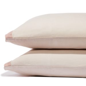 Amalia Home Collection Stonewashed Linen Standard Pillowcase, Pair - Exclusive